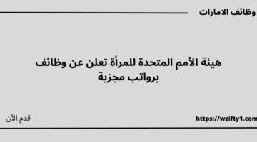 هيئة الأمم المتحدة للمرأة تعلن عن وظائف للحاصلين على درجة الماجستير