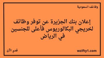 وظائف الرياض اليوم الجزيرة اون لاين بنك يعلن عن فتح باب التوظيف لخريجي البكالوريوس فما فوق