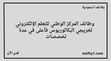 وظائف الرياض اليوم المركز الوطني للتعلم الإلكتروني يعلن عن توفر وظائف لخريجي البكالوريوس فما فوق في عدة تخصصات