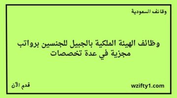 وظائف الهيئة الملكية بالجبيل للجنسين رجال ونساء برواتب مجزية تصل إلى 26,500 ريال