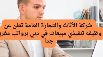 شركة الأثاث والتجارة العامة تعلن عن وظيفه تنفيذي مبيعات في دبي برواتب مغريه جدا