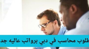 مطلوب محاسب في دبي برواتب عاليه جدا