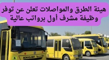هيئة الطرق والمواصلات تعلن عن توفر وظيفة مشرف أول برواتب عالية