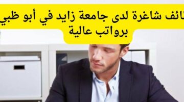 وظائف شاغرة لدى جامعة زايد في أبو ظبي برواتب عالية