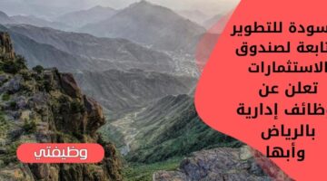 وظائف اليوم لدى السودة للتطوير التابعة لصندوق الاستثمارات لحملة البكالوريوس بالرياض وأبها