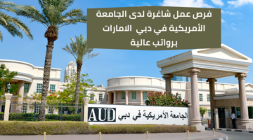 الجامعة الأمريكية في دبي وظائف للحاصلين على شهادة البكالوريوس في القانون برواتب عالية