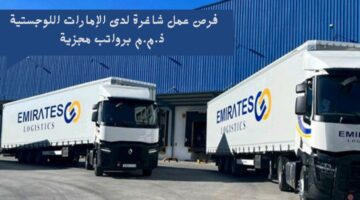 وظائف لوجستية لدى مجموعة الإمارات اللوجستية ذ.م.م برواتب مجزية