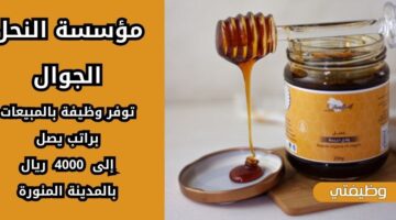 مؤسسة النحل الجوال تعلن عن وظيفة شاغرة في مجال المبيعات بالمدينة المنورة