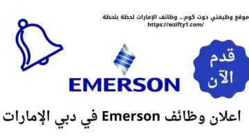 شركة ايمرسون (Emerson) تعلن عن وظائف في دبي الإمارات