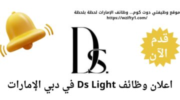 Ds Light يعلن وظائف في دبي الإمارات براتب 3000 درهم إماراتي