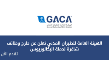الهيئة العامة للطيران المدني تعلن عن فتح باب التوظيف للرجال والنساء من حملة البكالوريوس برواتب مجزية