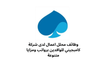 وظائف محلل اعمال لدى شركة كامبجيني للوافدين برواتب ومزايا متنوعة