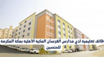 وظائف تعليمية لدي مدارس الفرسان المكية الأهلية بمكة المكرمة للجنسين